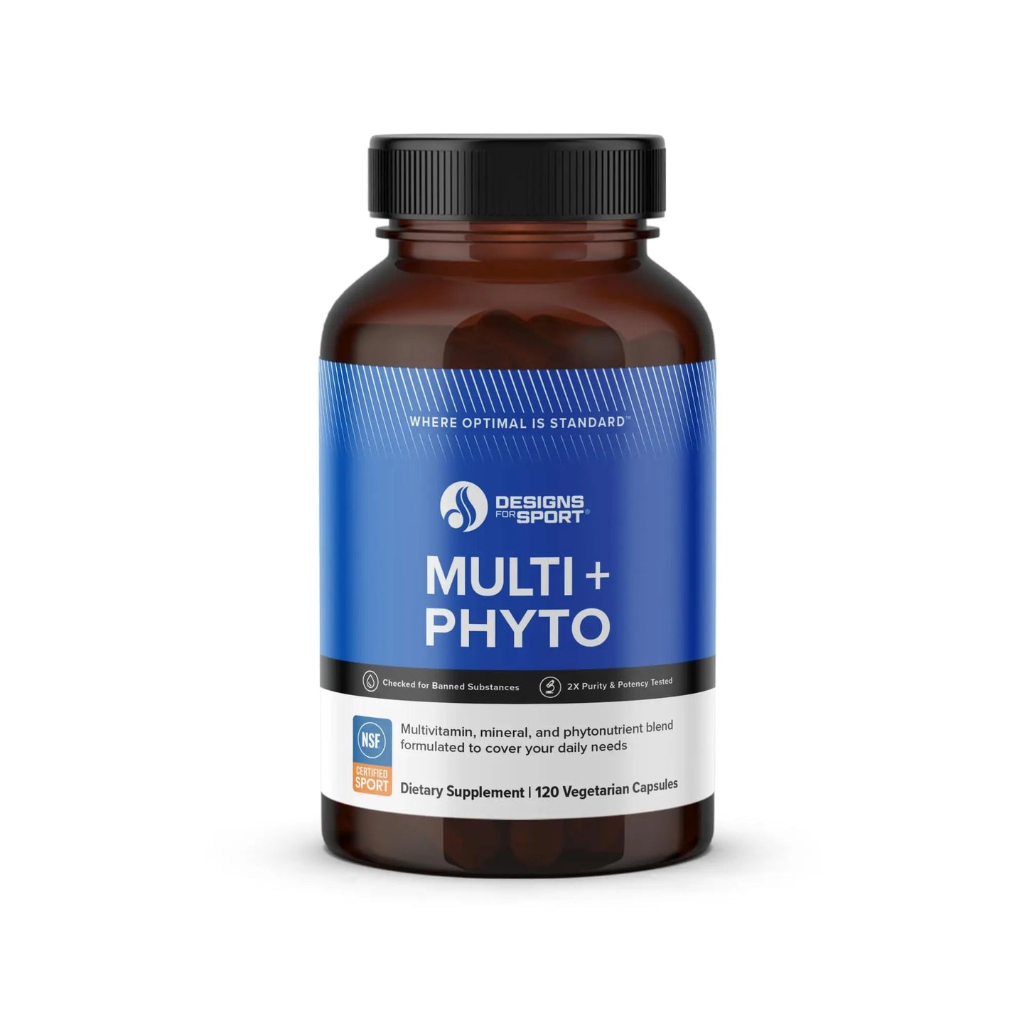 Designs for Sport Multi Plus Phyto - Comprehensive Multivitamin & Phytonutrient Blend - Nutrition for Athletes - Highly Absorbable Vitamins Designs for Sport