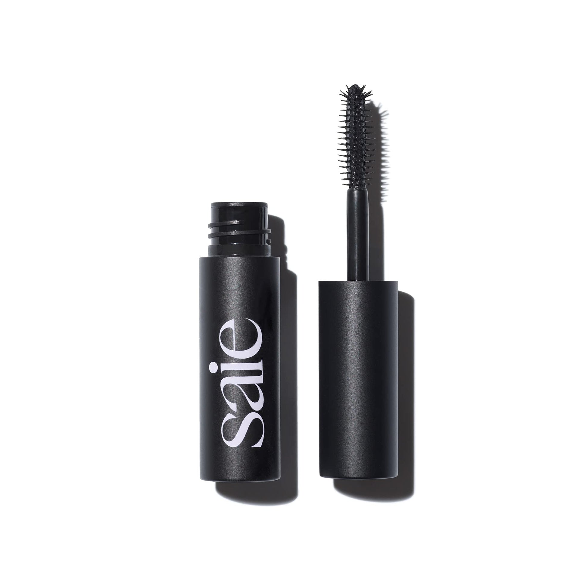 Saie Mini Mascara 101 - Lash Lengthening Mascara for Thick, Bold, Lifted Lashes - Buildable Eye Makeup Formulated to Strengthen and Condition with Rich Nutrients - Black (0.17 oz) SaieBuy Supplements Australia