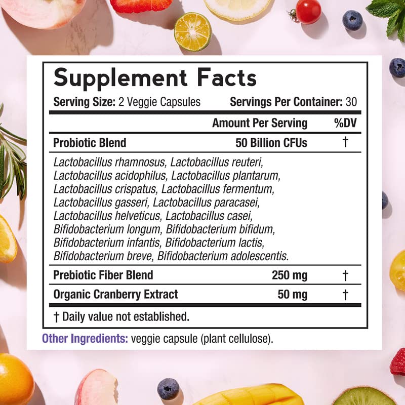 Doctor's Recipes Women’s Probiotic, 60 Caps 50 Billion CFU 16 Strains, with Organic Doctor's RecipesBuy Supplements Australia
