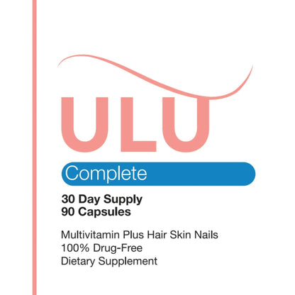ULULIFE Complete Multivitamin for Men & Women: All-Natural & Cruelty Free with Biotin, Collagen, Keratin, & More - Promotes Hair Growth & Thickness ULULIFEBuy Supplements Australia