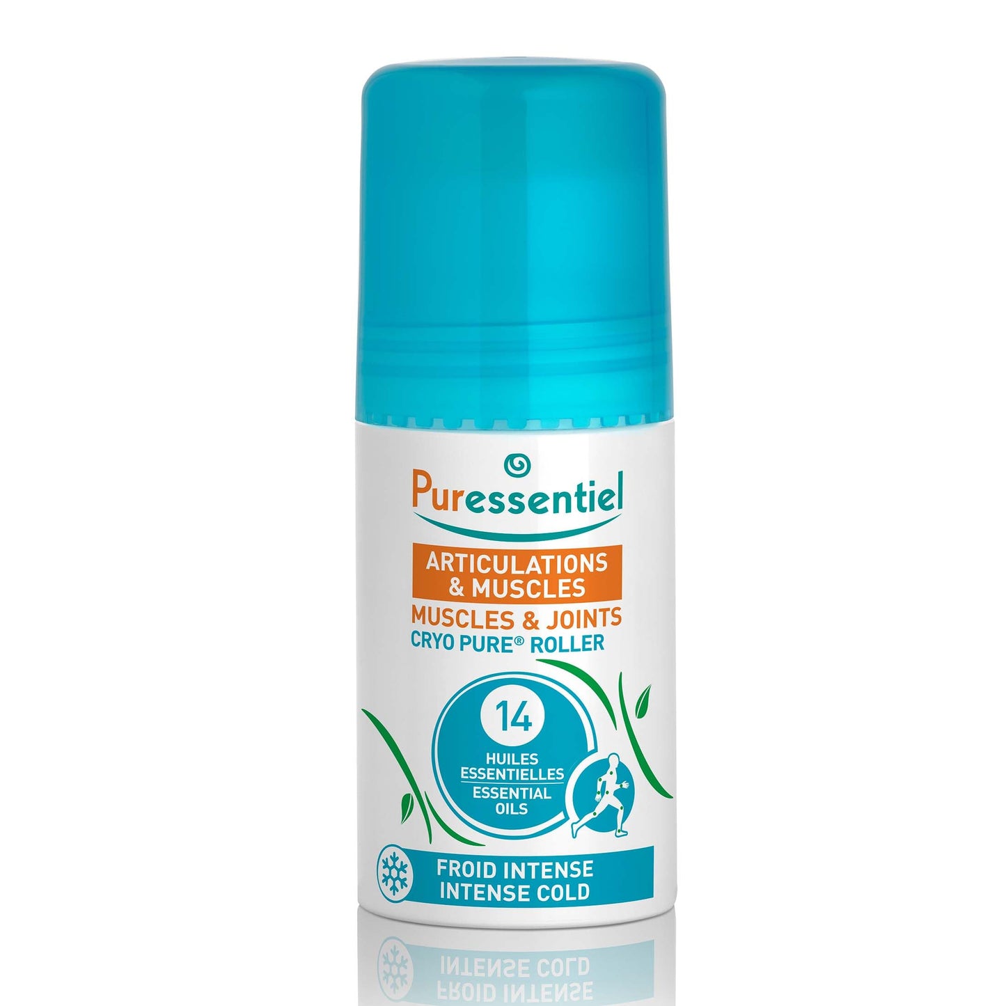 Puressentiel Muscles and Joints Cryo Pure Roller - Natural Menthol and Essential Oils Soothe Muscles - Long Lasting Cooling Sensation - 2.5 oz PuressentielBuy Supplements Australia