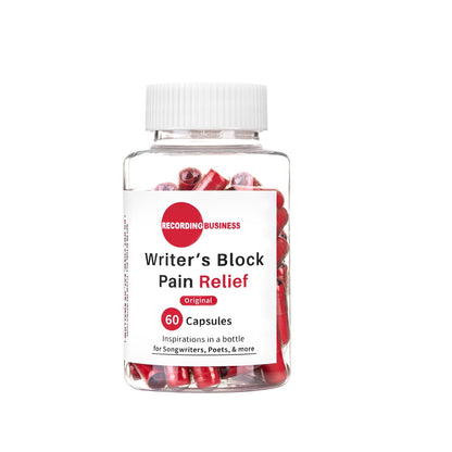 Recording Business Writer's Block Pain Relief (60 Original Songwriting Prompts in Capsules) for Artists/Musicians, Songwriters, & Poets Recording BusinessBuy Supplements Australia