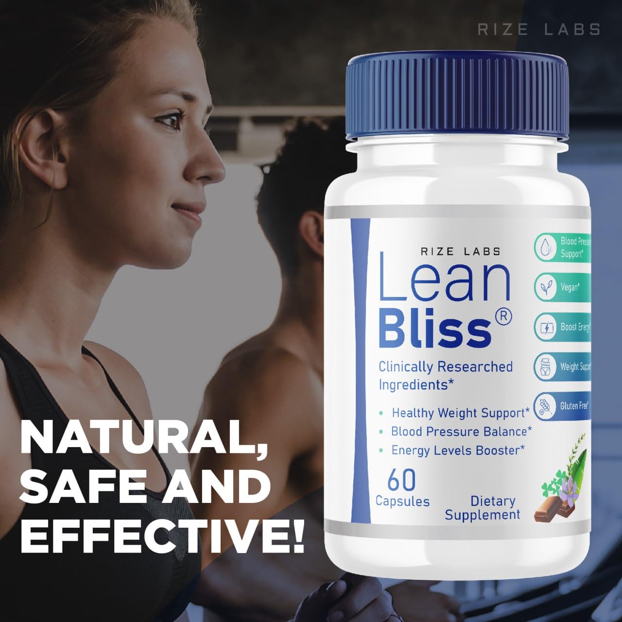 (3 Pack) Lean Bliss Weight Loss Pills, Lean Bliss Fat Burning Formula, LeanBliss Advanced rize labsBuy Supplements Australia