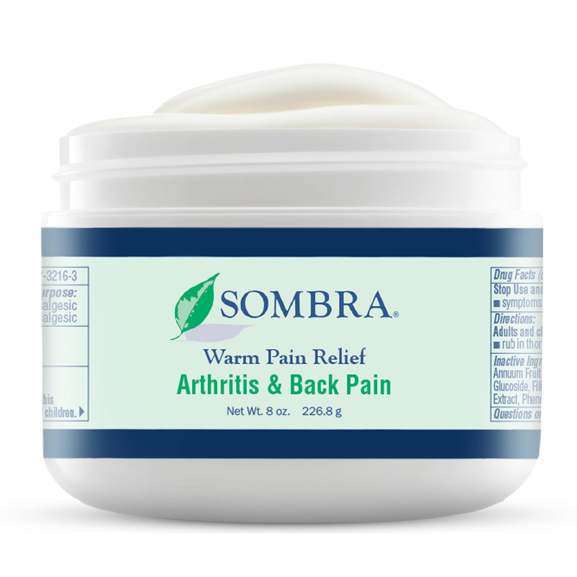 Sombra Warm Therapy Gel – Warming Muscle Comfort & Tension Relief – 8oz Jar SombraBuy Supplements Australia