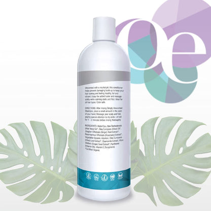 Organic Excellence Sulfate Free Conditioner - Fragrance, Gluten, Paraben Free, Color Safe. Organic Herb Extracts and Oils, Natural Hair Care for the Whole Family, 16 fl ounces (473 ml) Organic ExcellenceBuy Supplements Australia