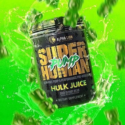 ALPHA LION Superhuman Pump Pre Workout Powder, Nootropic Caffeine & Stim Free ALPHA LIONBuy Supplements Australia