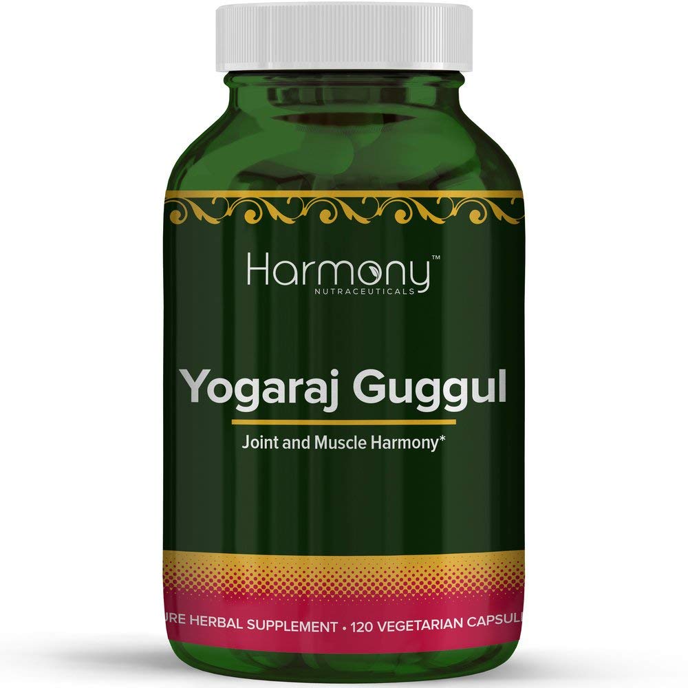 Harmony Nutraceuticals Yogaraj Guggulu - Organic - 120 Capsules - Ayurvedic Herbs for Pain in The Muscles, Nerves & Joints Harmony NutraceuticalsBuy Supplements Australia