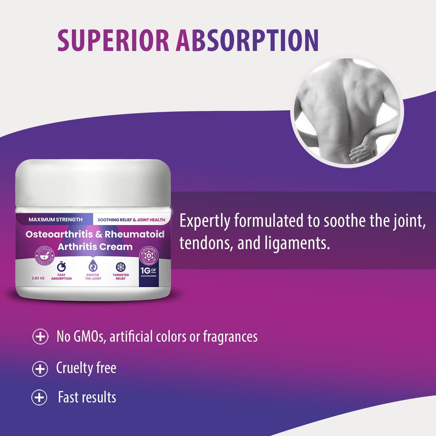 Osteoarthritis And Rhematoid Arthritis Cream By PMT – Soothing Relief For Your Knees and Hands. Includes 1 Gram Of Glucosamine; Arnica, Arginine, Glucosamine, Aloe - Cooling relief for Hands and Knees M PAIN MANAGEMENT TECHNOLOGIESBuy Supplements Australia