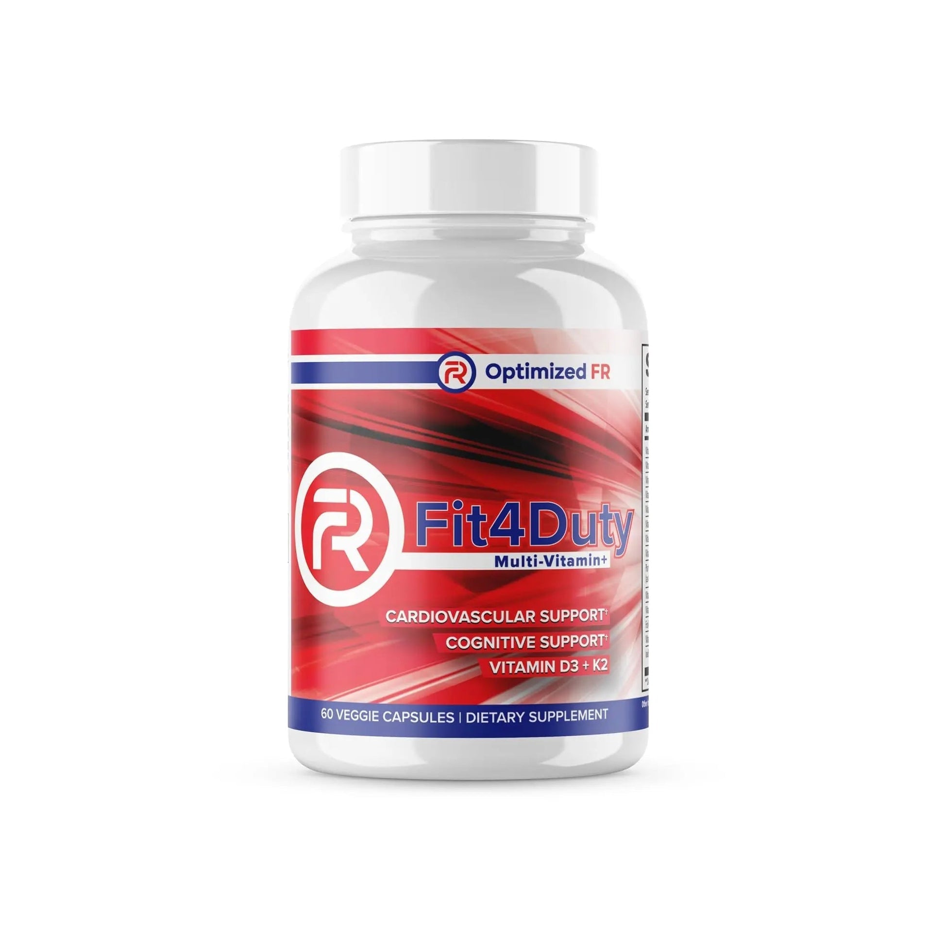Fit4Duty Multivitamin+ for First Responders, One a Day Multivitamin Plus Other nutrients, 60 Servings, 2 Month Supply Optimized FRBuy Supplements Australia