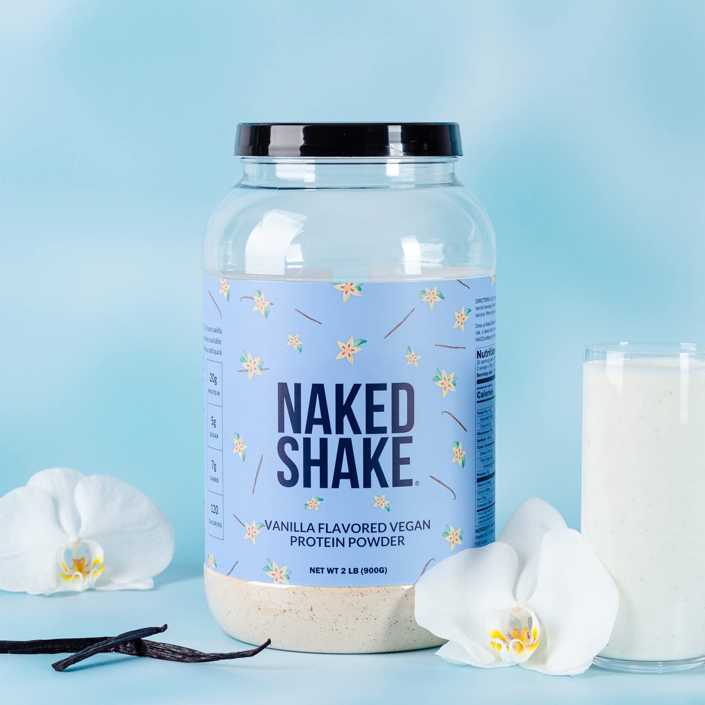 NAKED nutrition Naked Shake - Vanilla Protein Powder - Plant Based Protein Shake NAKEDBuy Supplements Australia