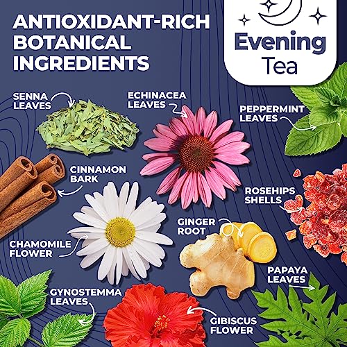 Total Tea Detox Tea & Energy Tea Set - 25 Day Detox Tea - Herbal SIim Tea Total TeaBuy Supplements Australia