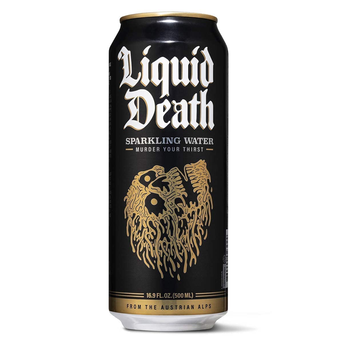 Liquid Death Sparkling Mountain Water, 16.9 oz Tallboys (12-Pack) Liquid DeathBuy Supplements Australia