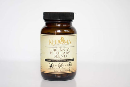 Organic Pituitary Blend - 60 Vegan Capsules in a Glass Bottle - for Maximum Pituitary Support - by Khroma Herbs Khroma Herbal ProductsBuy Supplements Australia