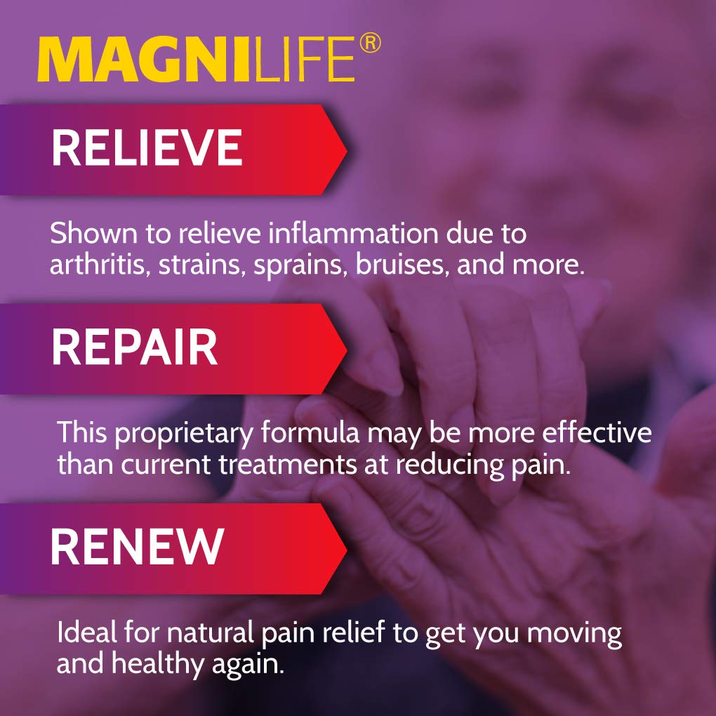 MagniLife Pain & Fatigue Relief Cream 4 oz Pain & Inflammation Relief Foam 4 oz. Natural Joint & Muscle Pain Relief Bundle for Shoulders, Back, Knees, Arthritis, Stiffness & Soreness MagniLifeBuy Supplements Australia