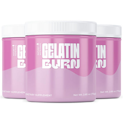 Nature’s NutriWave Gelatin Burn – Natural Powder Supplement with Vitamins, Minerals & Botanical Extracts – Non-GMO, Easy to Mix, USA Made – 2.65Oz, 75g, 30 Servings, 3 Month Supply Nature’s NutriWaveBuy Supplements Australia