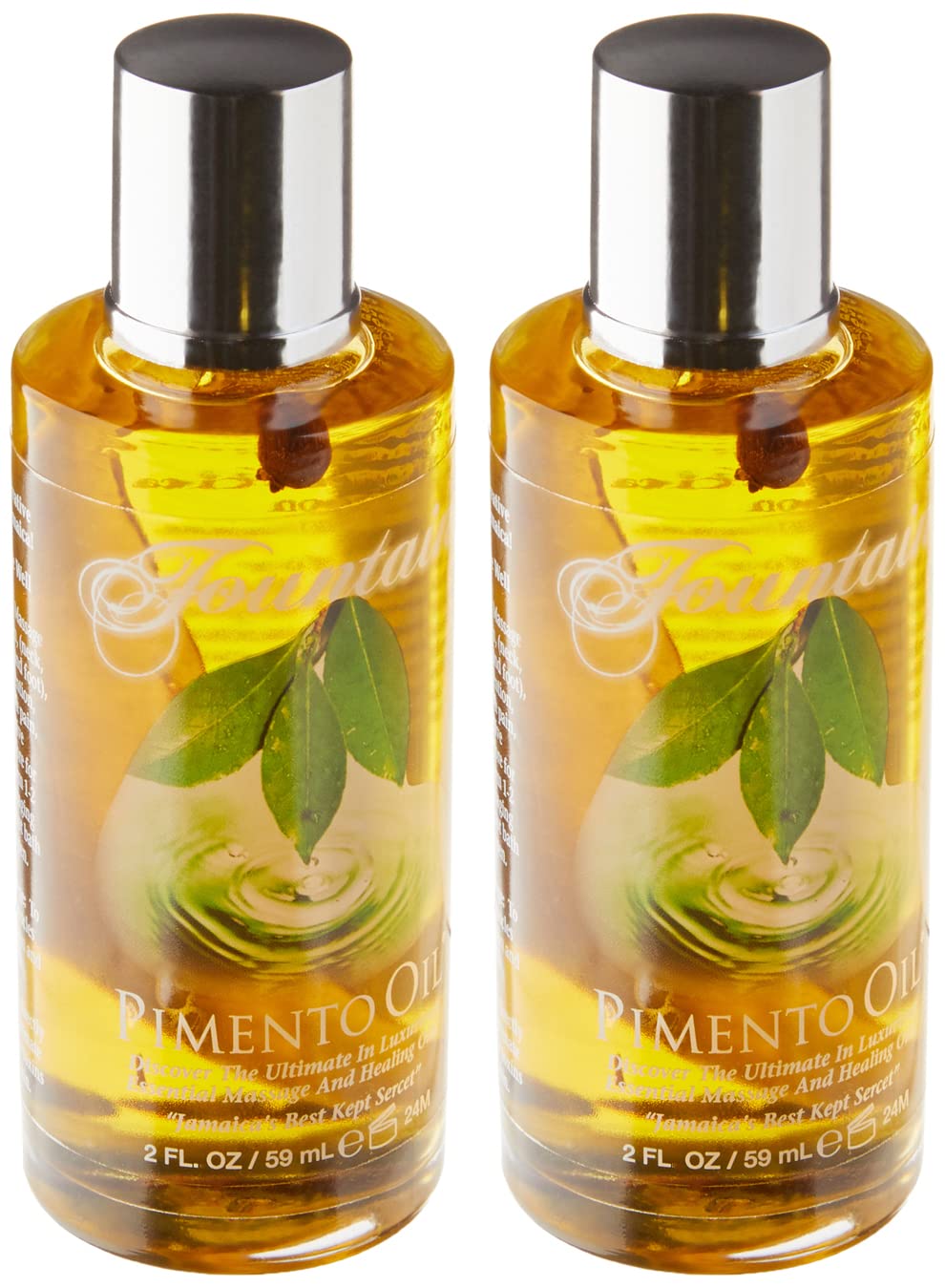 Fountain Pimento Oil for Massage Therapy, Muscle and Joint Deep Tissue Massage, Sore Muscle Balm Massage & Topical Herbal Rub (Pack of 2) FountainBuy Supplements Australia