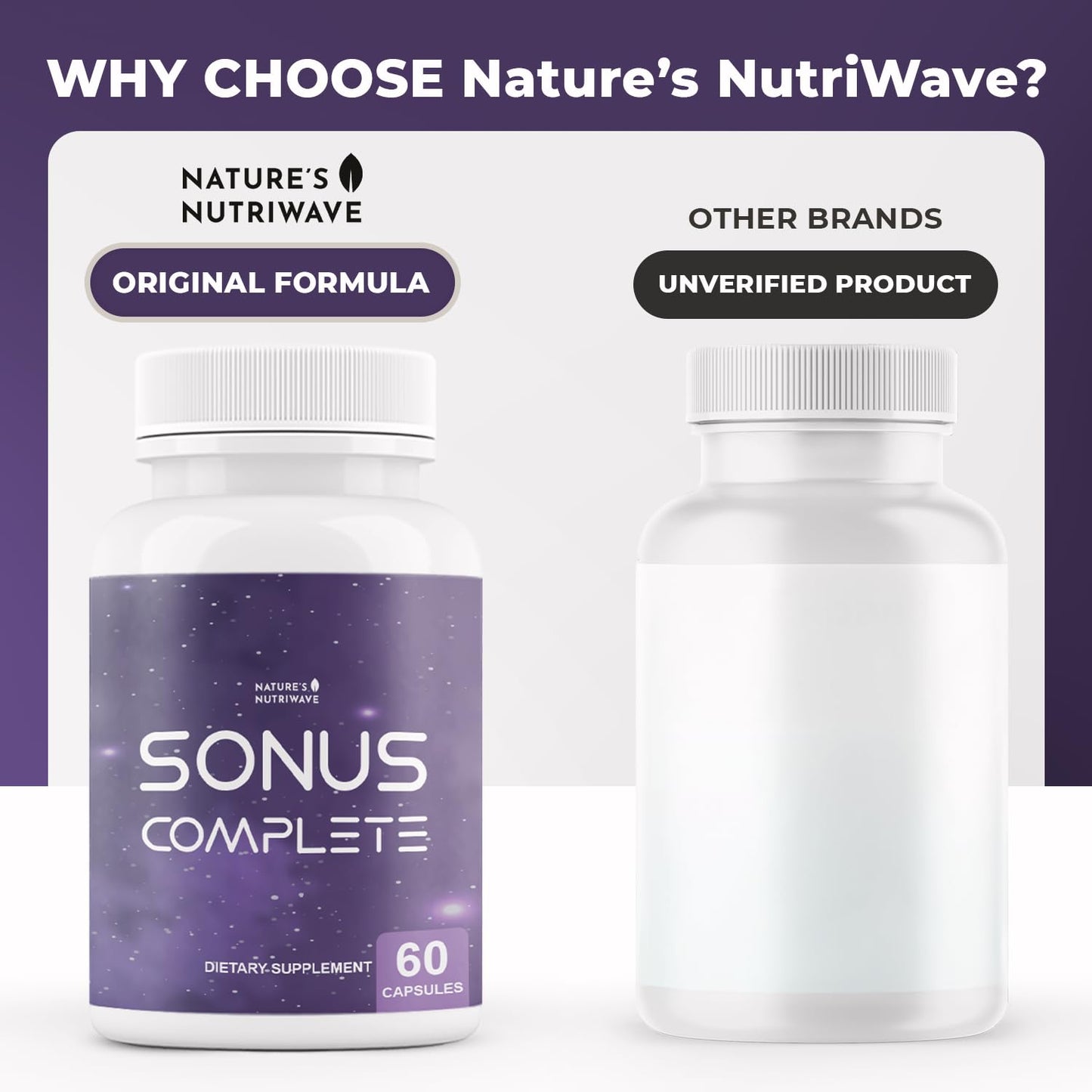 Nature’s NutriWave Sonus Complete – Natural Daily Formula with Vitamin C, B6, B12 & Folic Acid – Non-GMO, Easy to Use, GMP Certified – 60 Capsules, 1 Month Supply Nature’s NutriWaveBuy Supplements Australia