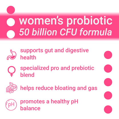 Luma Nutrition Probiotics for Women with Prebiotics - 50 Billion CFU - Formulated for Digestive Luma NutritionBuy Supplements Australia