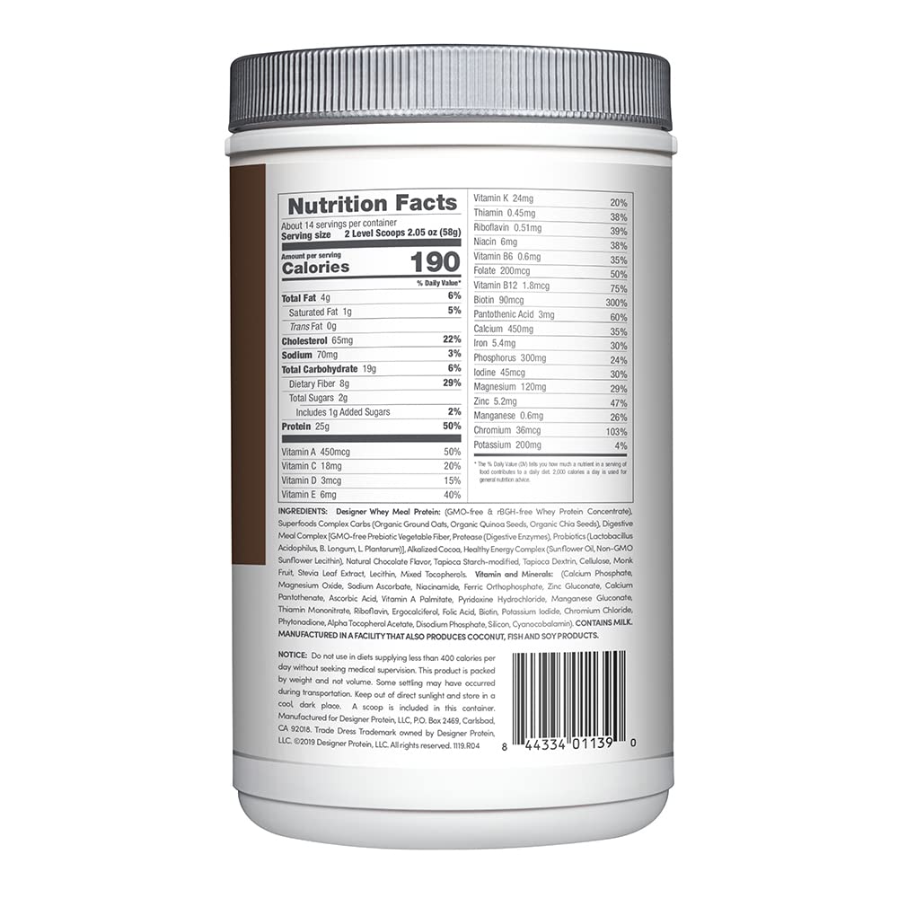 Designer Wellness, Designer Whey Protein Meal Powder with Vitamins, Minerals, and Organ Designer WellnessBuy Supplements Australia