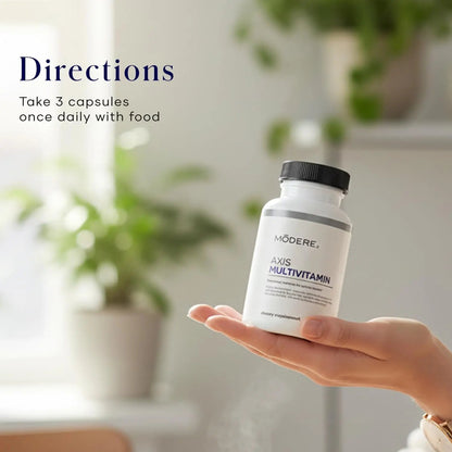 Modere Axis Multivitamin Supplement - Daily Essential Vitamins & Minerals for Overall Health and Wellness Support for Adults Immune - 90 Capsules ModereBuy Supplements Australia