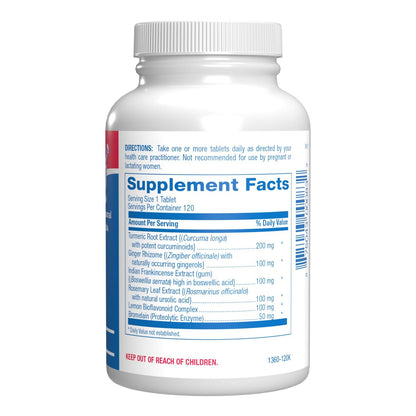 Pro ENZ Joint Support Supplement - Clinical Formula Turmeric Boswellia Supplement for Joint & Cartilage Mobility and Comfort Support Plus Eicosanoid Management with Proteolytic Enzymes (120 Servings) Anabolic LaboratoriesBuy Supplements Australia