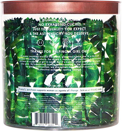 L. Organic Cotton Regular Absorbency Compact Tampons 30 Count L.Buy Supplements Australia