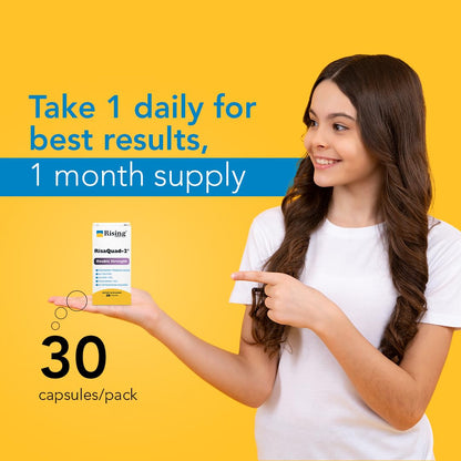 Rising Risaquad-2 Probiotic Dietary Supplement -375mg Pack of 30 Capsules RisingBuy Supplements Australia