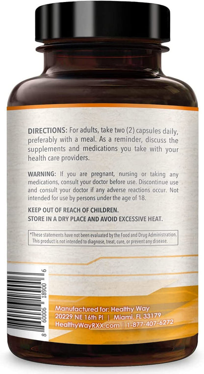 Healthy Way CoQ10 400mg 200 Capsules Non-GMO HealthyWayRxBuy Supplements Australia