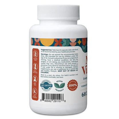Pattern Wellness Multivitamin for Men & Women – Vitamin A, B, C, D, E – Supports Energy & Wellness – Whole Body Health Pattern Wellness