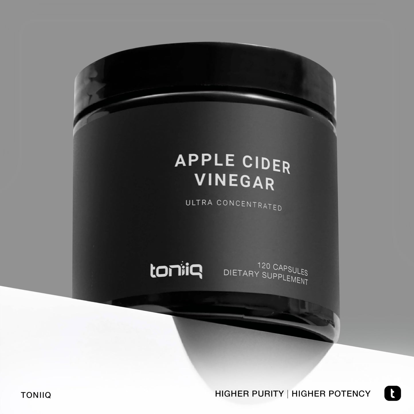 Toniiq 20% Acetic Acid Ultra High Strength Non-GMO Apple Cider Vinegar Capsules ToniiqBuy Supplements Australia