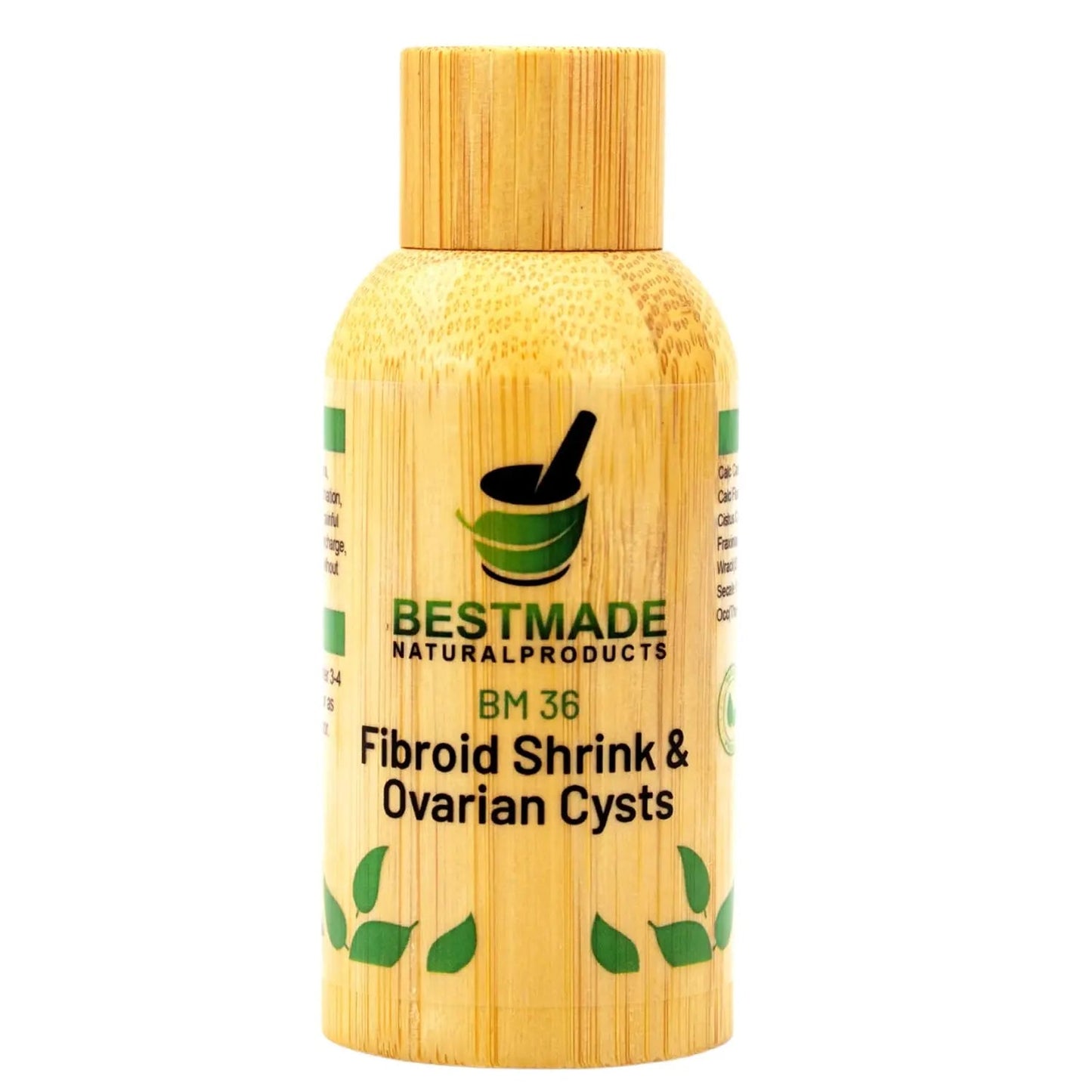 Fibroid Shrink & Ovarian Cysts BM36 - Helps Shrink Fibroids and Ovarian Cysts, Balance Estrogen Levels and Prevent Regrowth, Support for Menstrual Pain and Painful Intercourse, 30 mL Drops | Bestmade Bestmade Naturalproducts.comBuy Supplements Australia