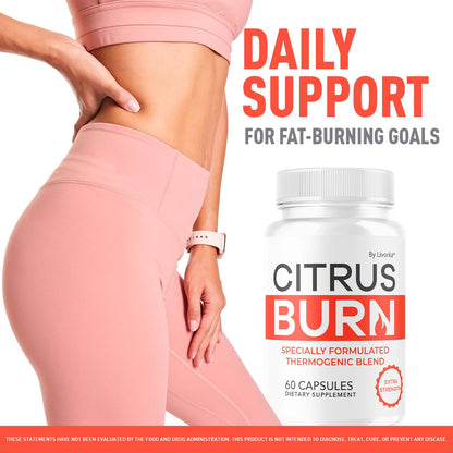 Citrus Burn Capsules - Official CitrusBurn Pills Supplement Support All Natural Ingredients Advanced Formula Premium Multivitamin for Overall Health & Wellness, 60 Capsules for 1 Month LIVORKABuy Supplements Australia
