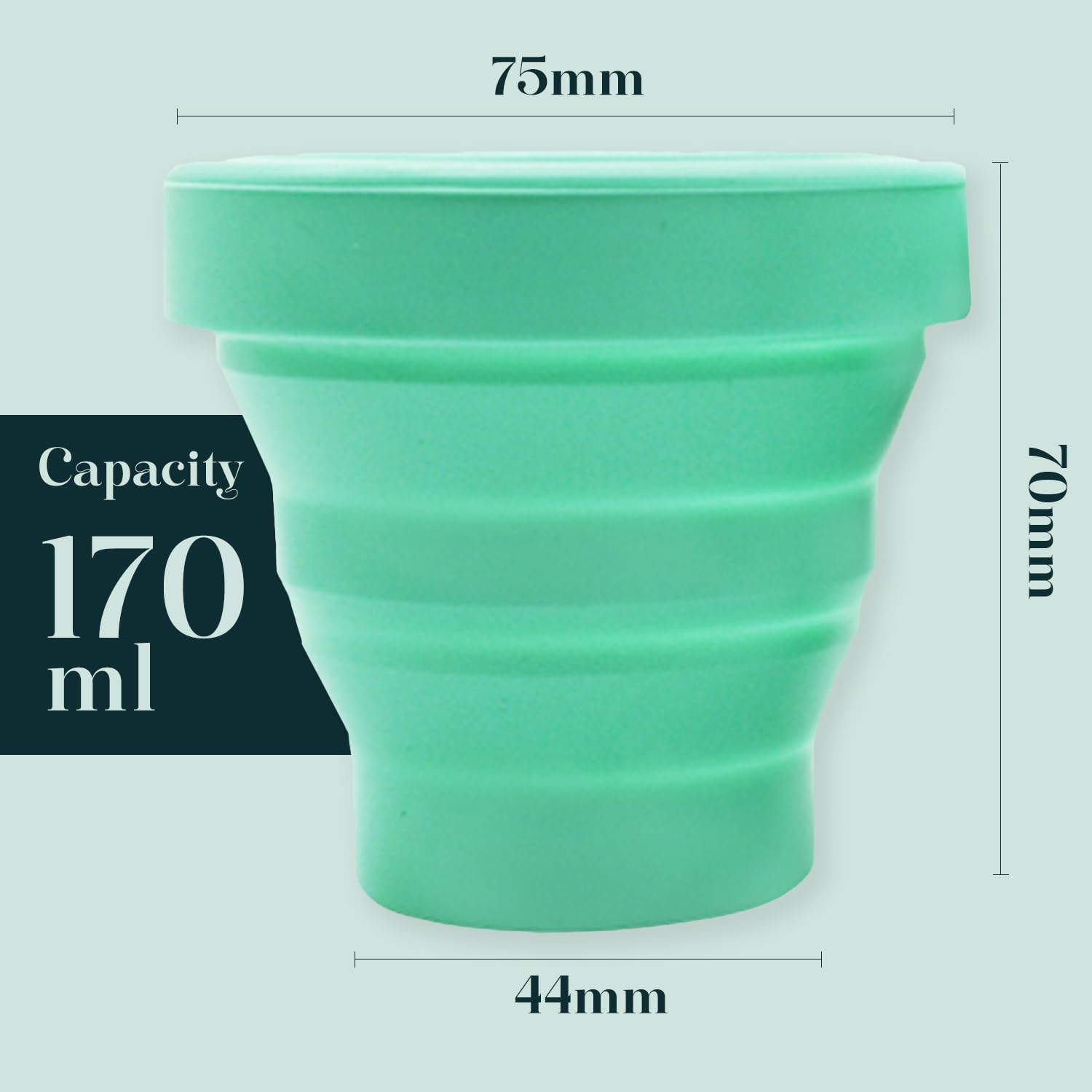 SHORDY Menstrual Case Holder for Sterilization, Collapsible Silicone Container - Boil, Sterilize SHORDYBuy Supplements Australia