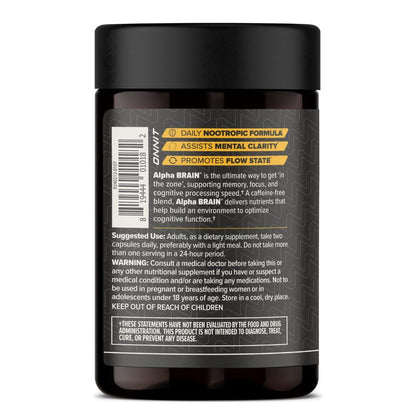 ONNIT Alpha Brain Nootropic Capsules for Men & Women, IGEN Non-GMO Tested Memory, Focus & Mental Clarity, with L-Theanine and Vitamin B6, 90 Count Each, Pack of 4 (360 Capsules) ONNITBuy Supplements Australia