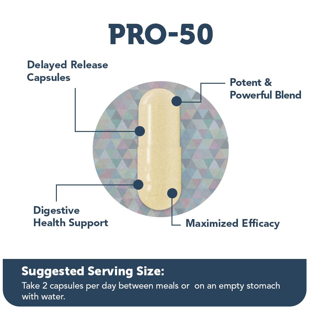 Vitamin Bounty Pro-50 Probiotics - 13 Probiotic Strains, Gut Health, Digestive Health Vitamin BountyBuy Supplements Australia