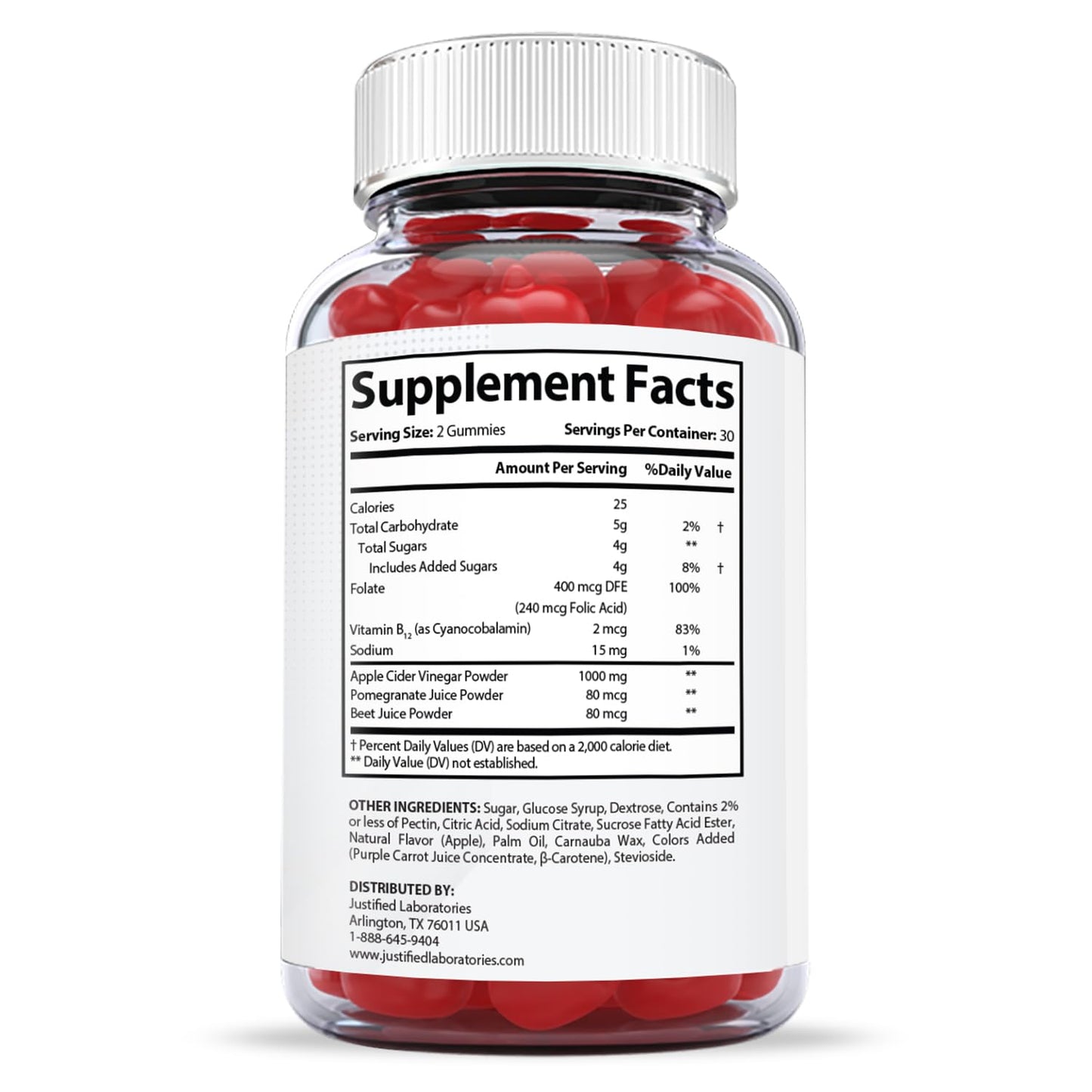 Justified Laboratories (3 Pack X Slim Keto ACV Gummies 1000MG Xslim Vegan Non GMO Justified LaboratoriesBuy Supplements Australia