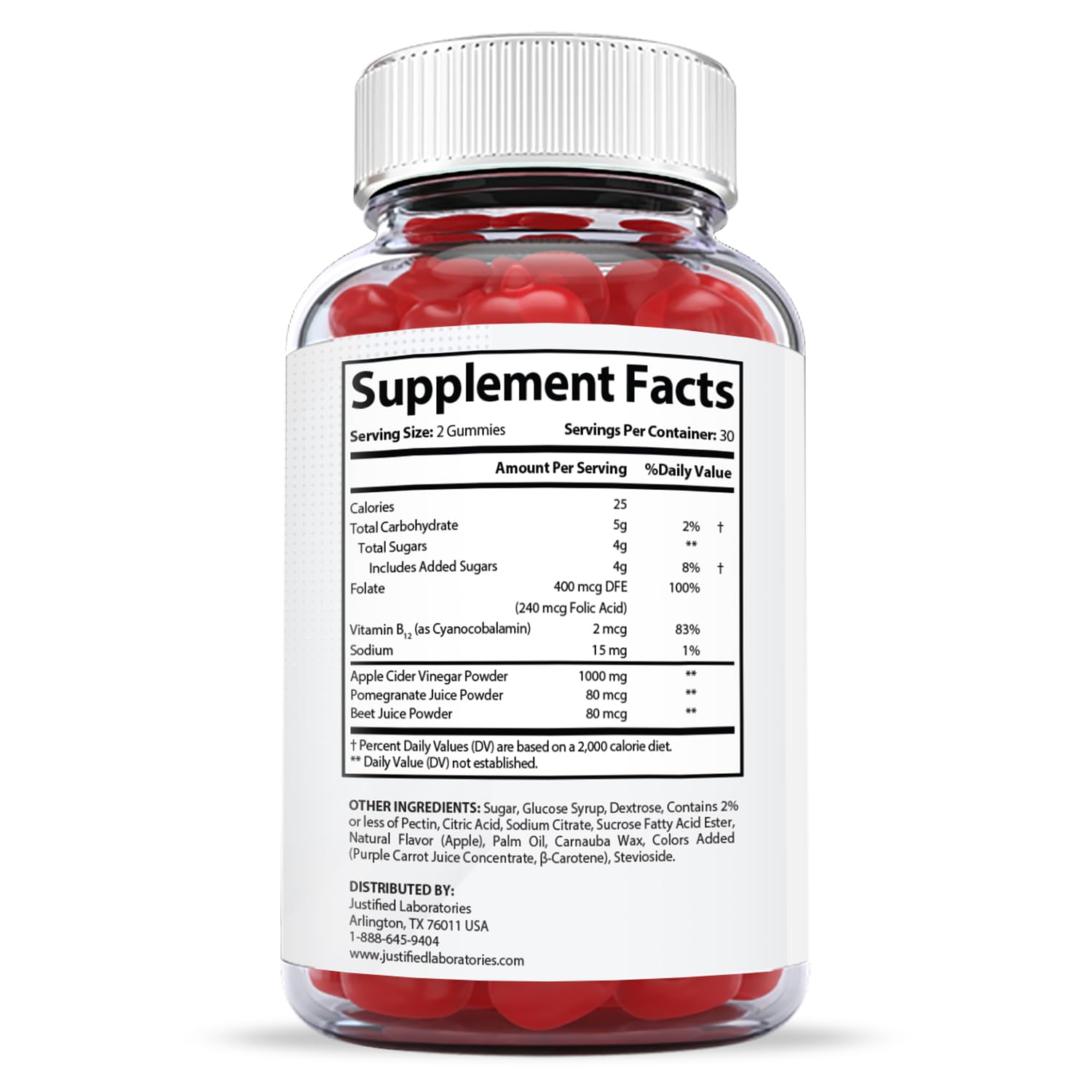 Justified Laboratories (3 Pack X Slim Keto ACV Gummies 1000MG Xslim Vegan Non GMO Justified LaboratoriesBuy Supplements Australia