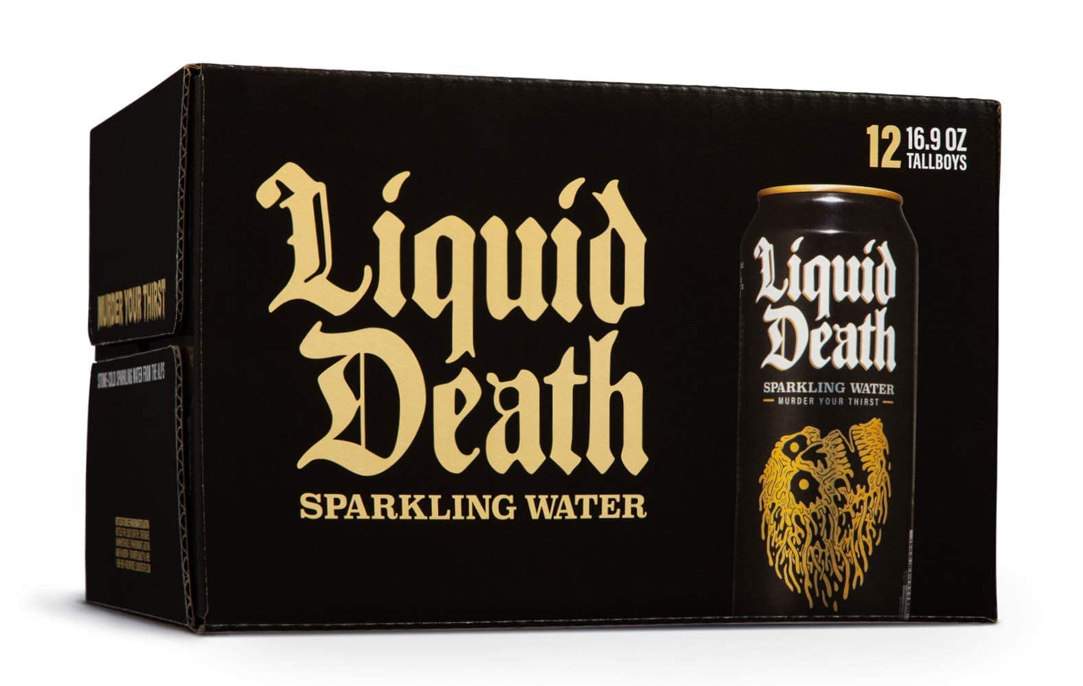 Liquid Death Sparkling Mountain Water, 16.9 oz Tallboys (12-Pack) Liquid DeathBuy Supplements Australia