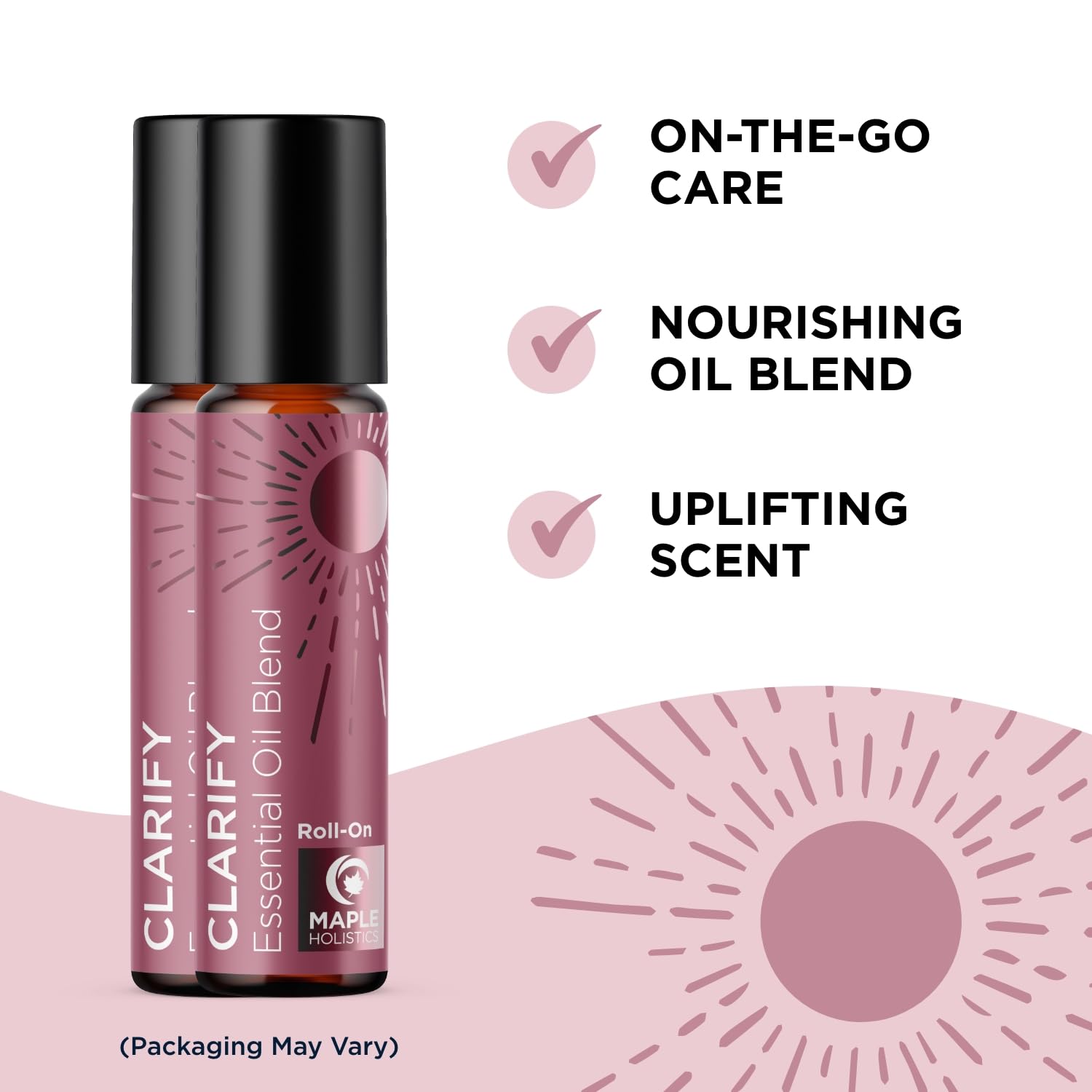 Headache Essential Oil Roll On - Clarify Essential Oil Blend Headache Roll On with Aromatherapy Oils Maple HolisticsBuy Supplements Australia