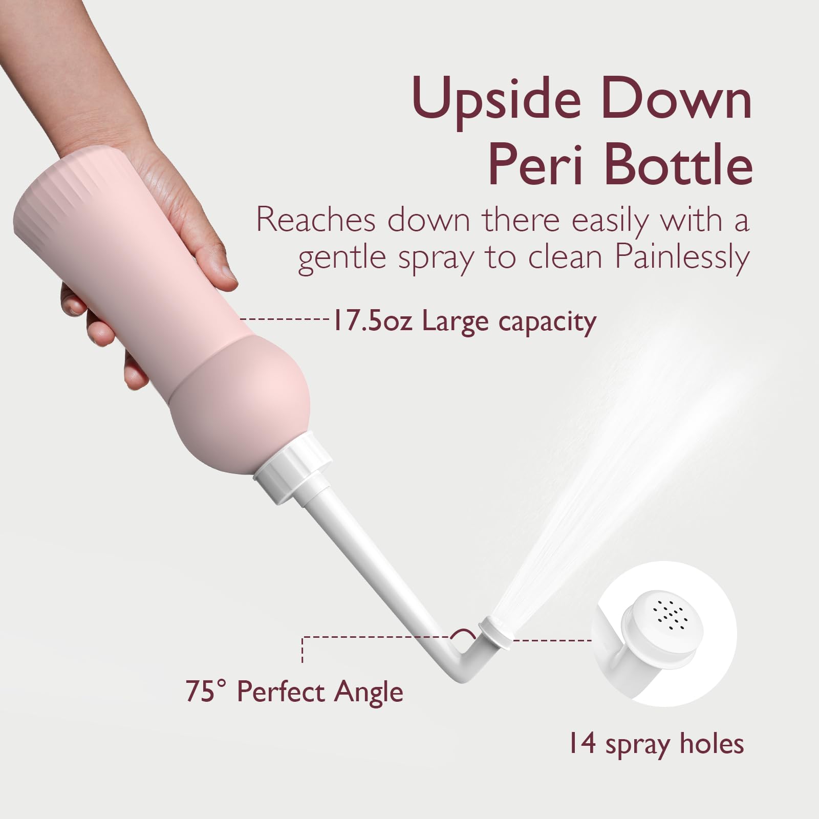 Momcozy 17oz Postpartum Upside Down Peri Bottle, Ergonomic, Perfect for Maternity Women Moms MomcozyBuy Supplements Australia