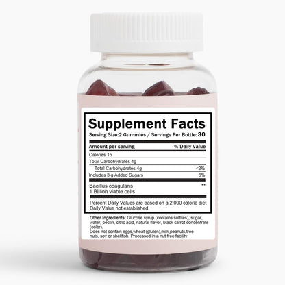 6525080 Clean Prebiotic Fiber Gummy, Clean Fiber Gummies for Men, Men Prebiotic Supplement for Digestive Gut Health, Non-GMO, 60 Gummies - Maple Wellness Supplements