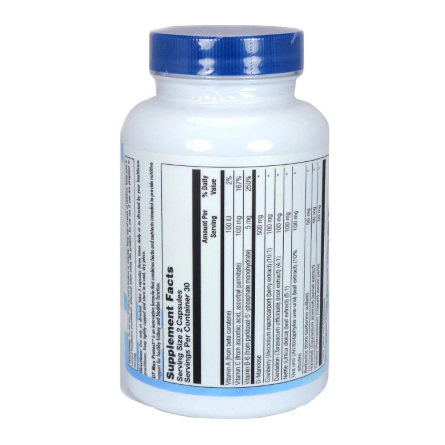 Nutra Biogenesis UT Max Protect - D Mannose Supplements for Women, Cranberry Pills for Urinary Tract Cleanse & Bladder Health, 500mg D-Mannose Per Serving - 60 Veggie Capsules Nutra BioGenesisBuy Supplements Australia