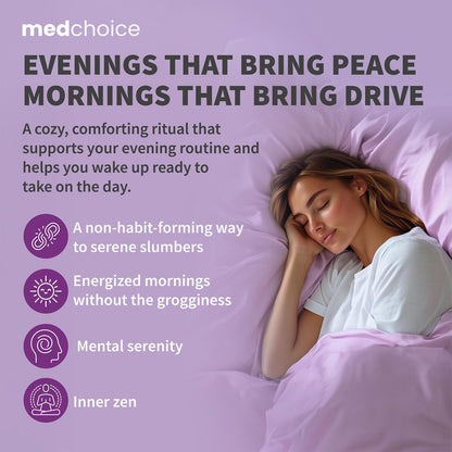12-in-1 Melatonin Sleep Capsules - Natural Sleep Aids for Adults with Melatonin 5mg and Magnesium Glycinate 500mg, Sleep Aid with Ashwagandha, L Theanine, Valerian Root, GABA, 5-HTP (90ct, Pack of 1) MEDCHOICEBuy Supplements Australia