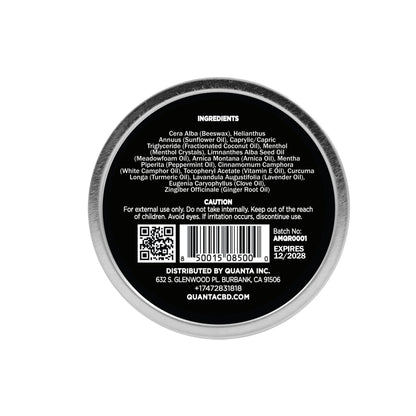 Quanta Muscle Rub - Coconut Oil, Vitamin E, Arnica, Ginger Root, Turmeric & Lavender – 1 oz QuantaBuy Supplements Australia