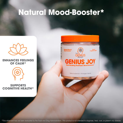 Genius Joy, Nootropic Mood Enhancer Supplement - Support Cognitive Health The Genius BrandBuy Supplements Australia
