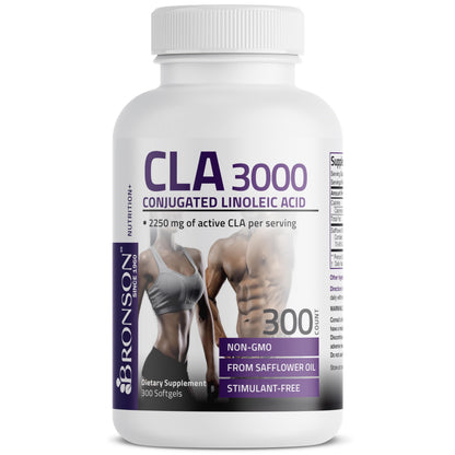 Bronson CLA 3000 Extra High Potency Supports Healthy Weight Management Lean Muscle Mass Non-Stimulating