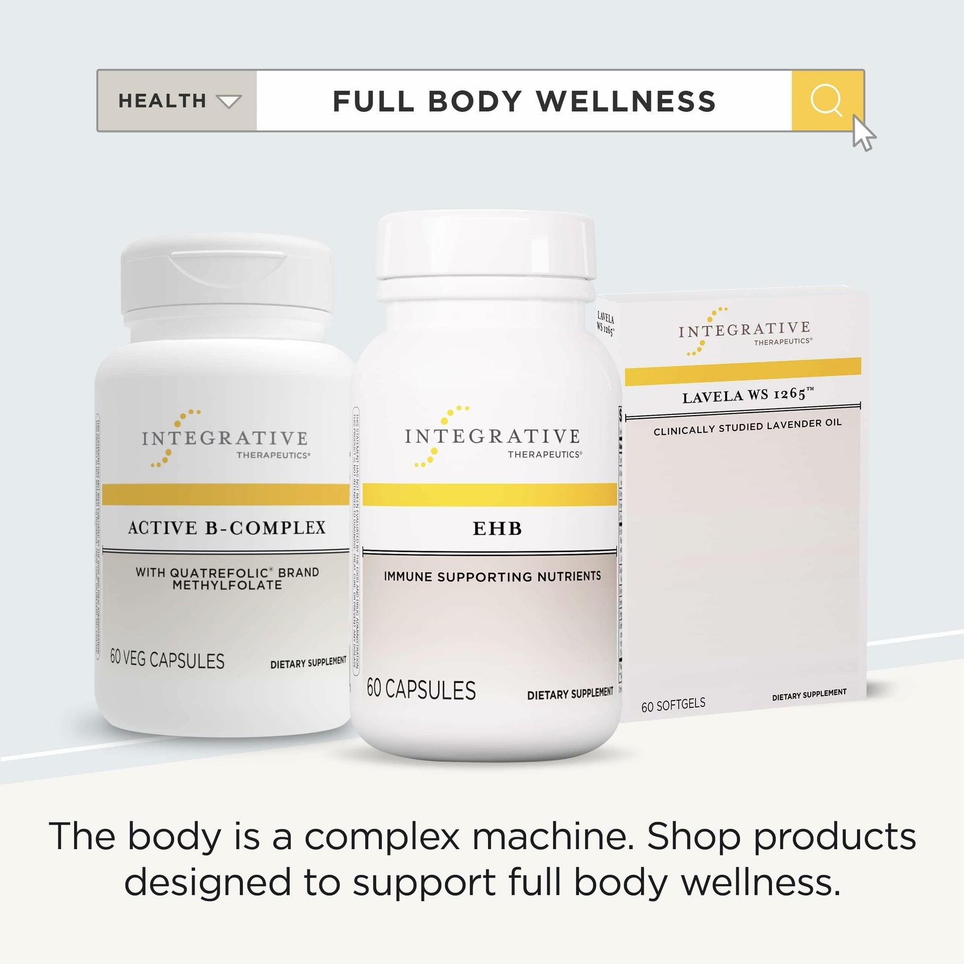 Integrative Therapeutics EHB - Immune Support Supplement with Vitamins A, C & B6* - Mineral Support with Zinc - Dairy-Free & Gluten-Free - 60 Capsules (20 Servings) Integrative TherapeuticsBuy Supplements Australia