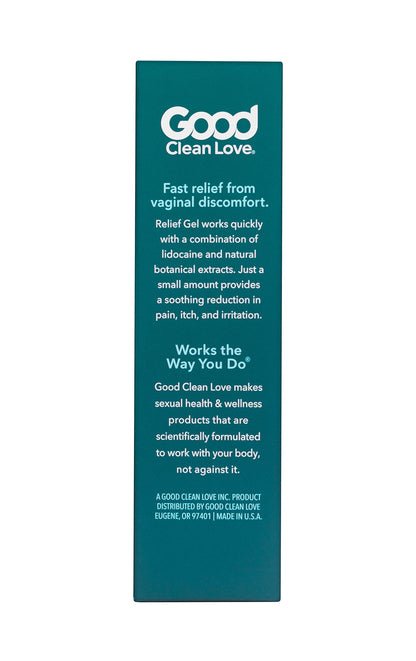 Good Clean Love Relief Gel Pain & Itch with Lidocaine 4%, Fast-Acting Relief from Pain, Itch, and Irritation Good Clean LoveBuy Supplements Australia