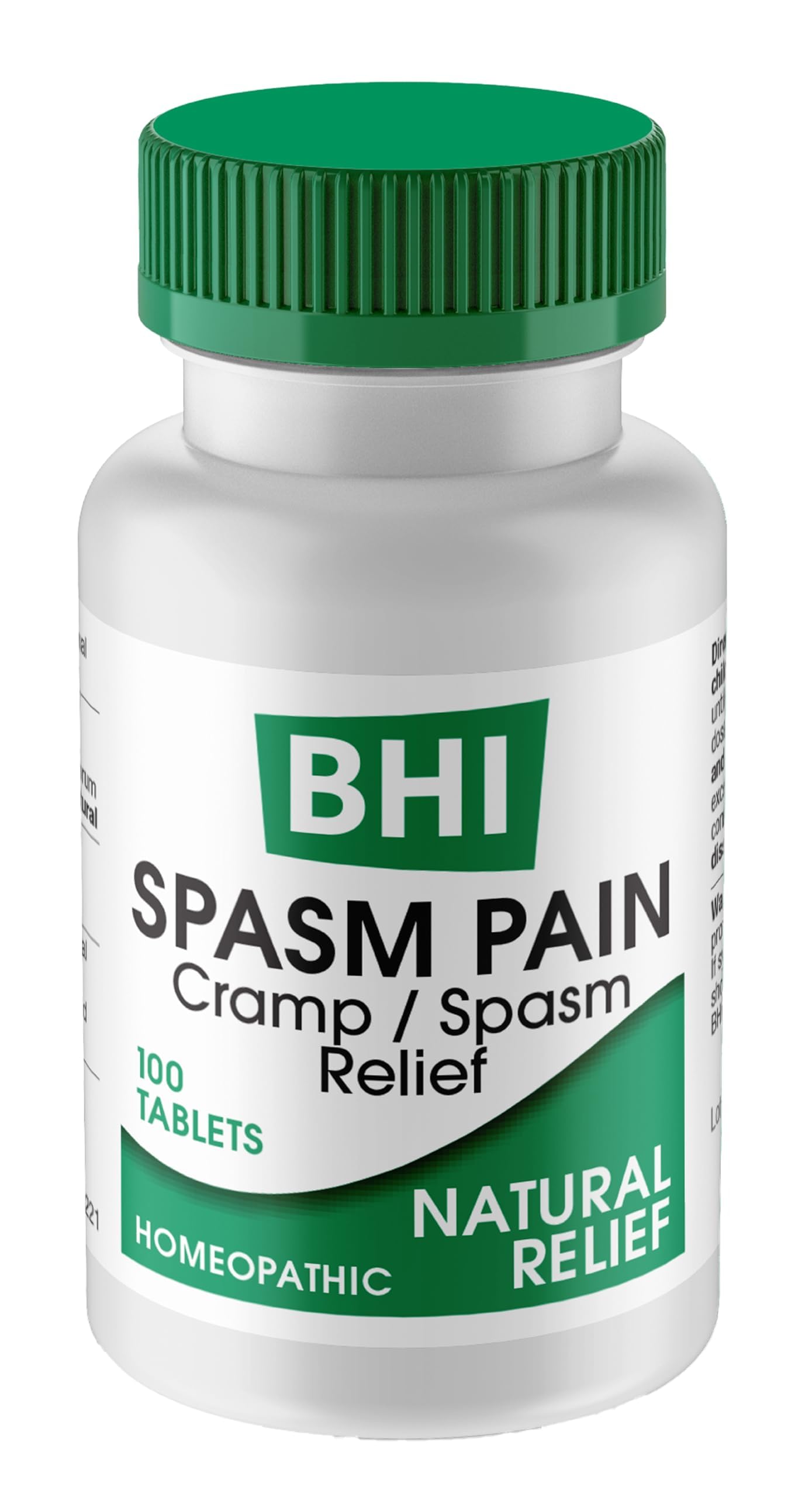 MediNatura BHI Spasm/Cramp Relief - Muscle Spasm Tablets for Full-Body Cramp Support - Menstrual Support - Non-Drowsy - Quick-Dissolve - Non-Addictive - Natural Ingredients - 100 Count MediNaturaBuy Supplements Australia