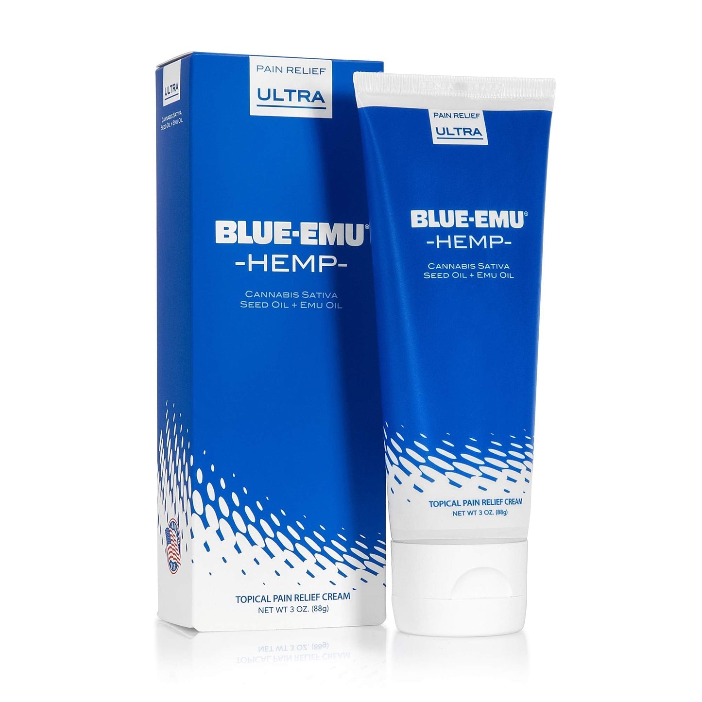BLUE-EMU Ultra Hemp Arthritis Pain Relief Cream for Fast Joint & Muscle Relief, 3 Oz, 1 Pack BLUE-EMUBuy Supplements Australia
